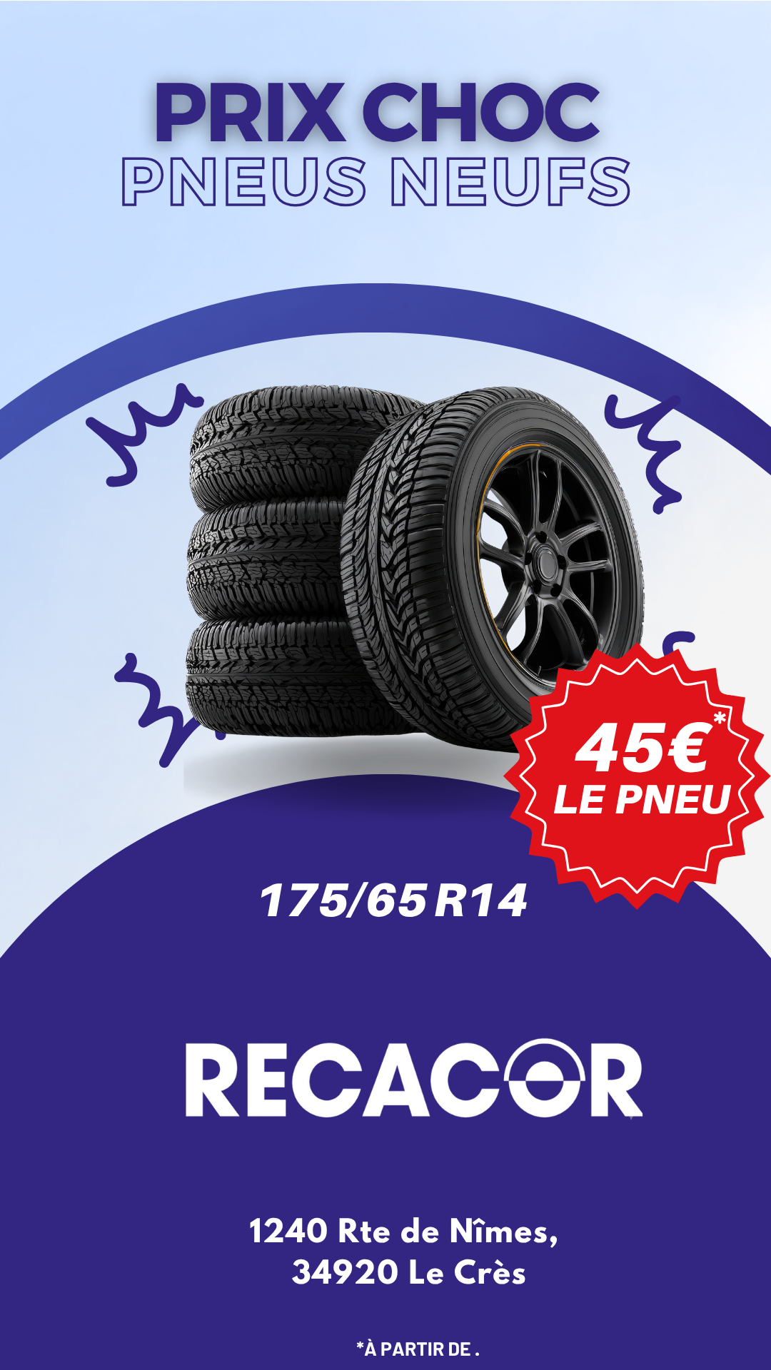 Garage pneus Frontignan — Recacor Le Crès