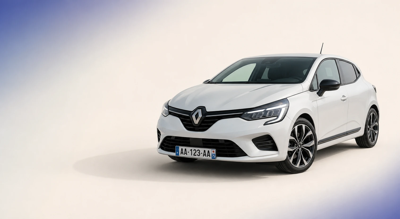 Renault citadine prise en charge au Cres pour des pneus voiture